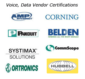 Voice, Data Vendor Certifications